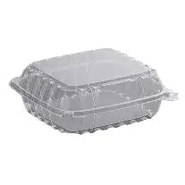 Clear Hinged Container 8 7/8" x 4 3/8" x 3 3/4"