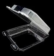 CLEAR HINGED CONTAINER   3/10" x 10" x 2 1/5"