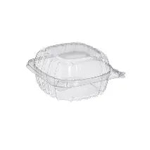 Clear Hinged Container 5.9" x 4.9" x 2.16"