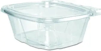 16 oz Safe Seal Tamper Resistant Clear Hinged