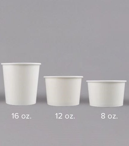 PSC 8500T CrystalWare Squat Cups 8 oz 500 per case 8 oz paper soup 8 oz soup container