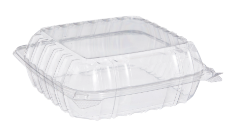 Clear Hinged Container c90pst1