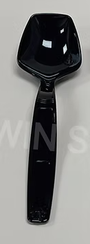 PLASTICWARE 9" Salad Serving Spoon Black
