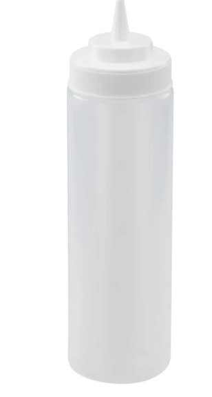 Squeeze Bottle Clear 24 oz psw-24
