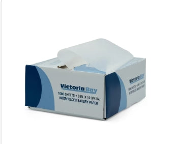 6" x 10.75" tissue paper wax interfold