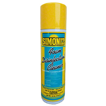 Simoniz Foaming Cleaner Aerosol 20 oz net weight. 12 per case.