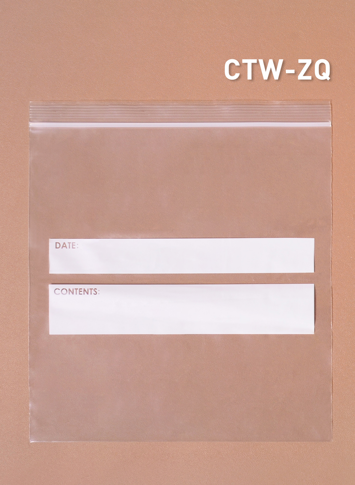 Double Track Zipper Bag