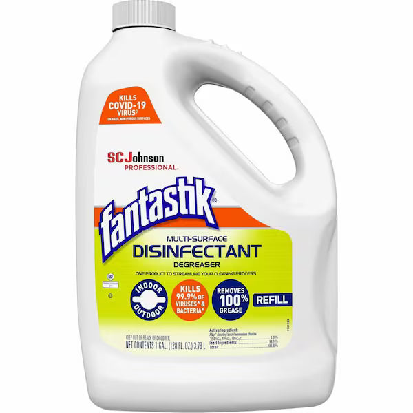 Degreaser Disinfectant Fantastik Multi Surface 4 x 1 gallon per case 31600345