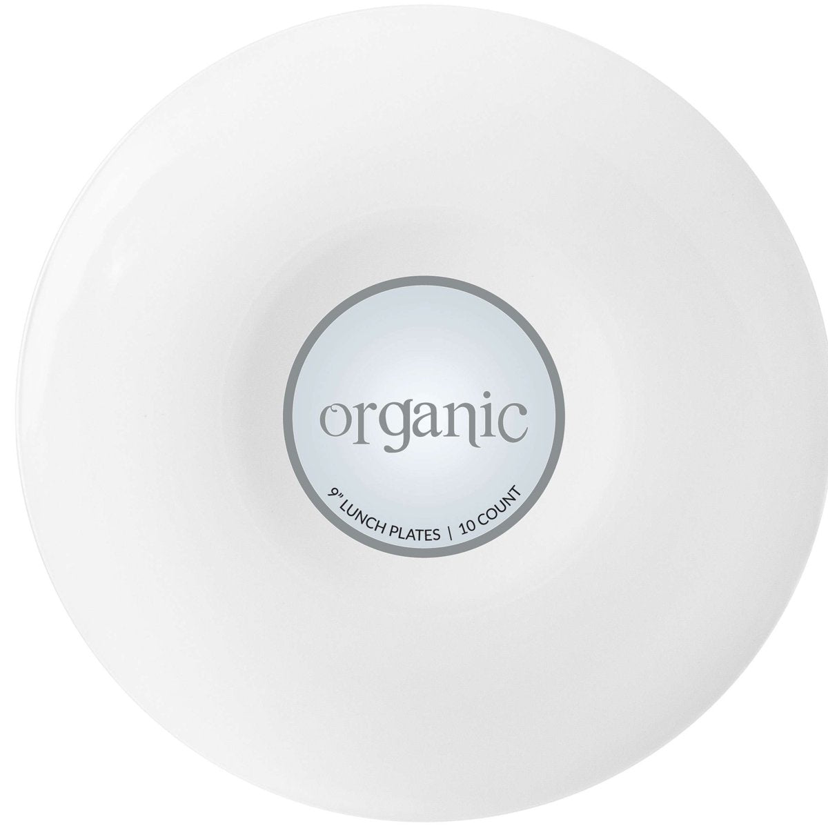 Organic Plates - 9" White (BST-2880)