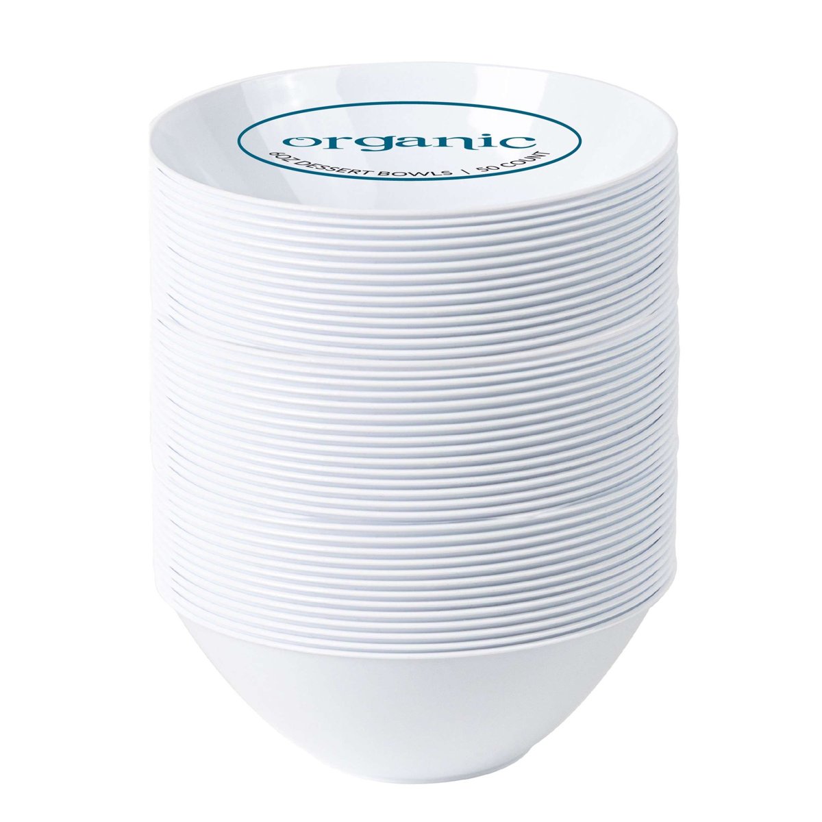 Organic Bowls - 6 oz (12/50 ct) White (BST-3135)