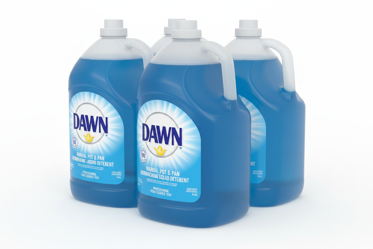 DISH DETERGENT Dawn BLUE Manual Pot &amp; Pan 4 x 1 Gallon per Case