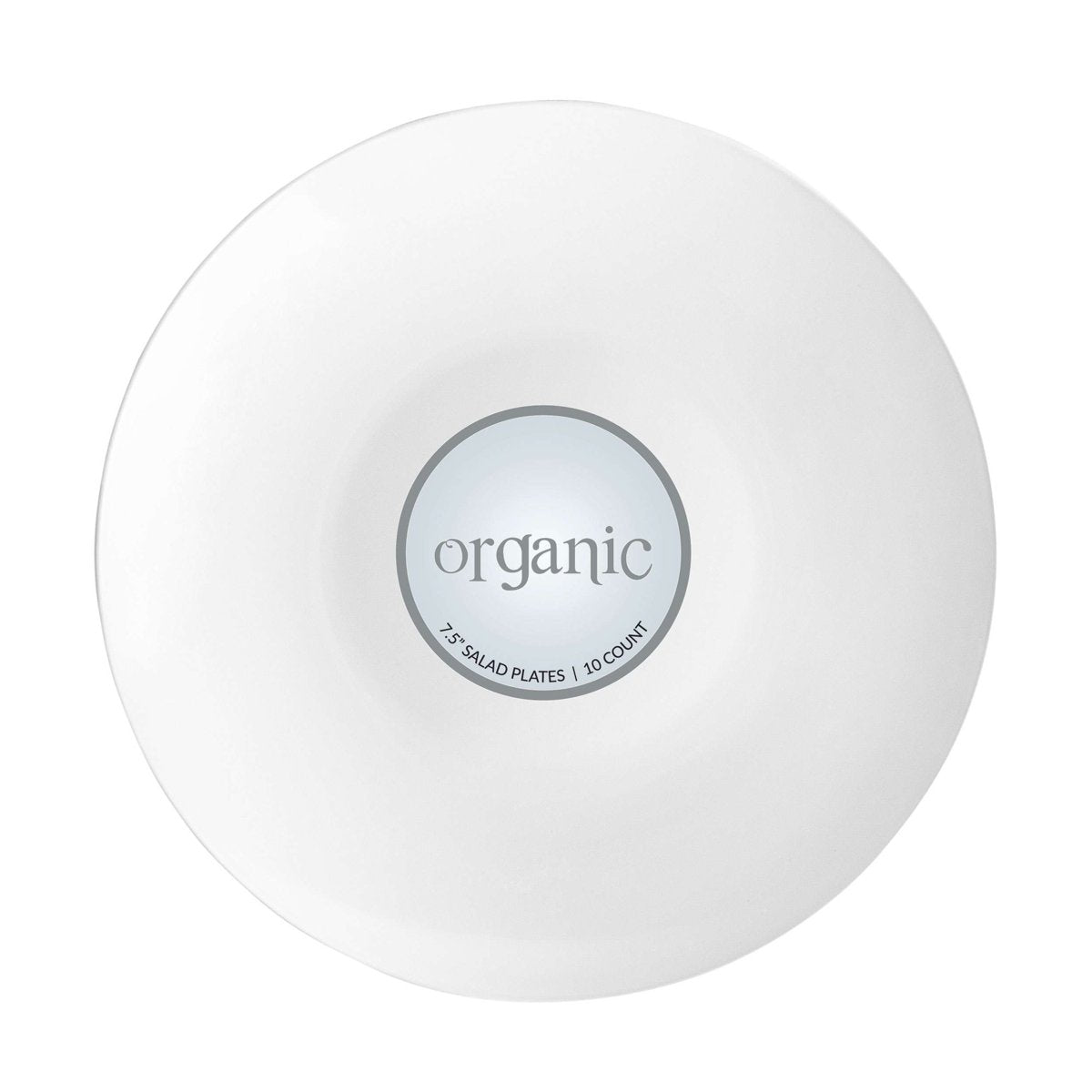 Organic Plates - 7.5" White (BST-2879)
