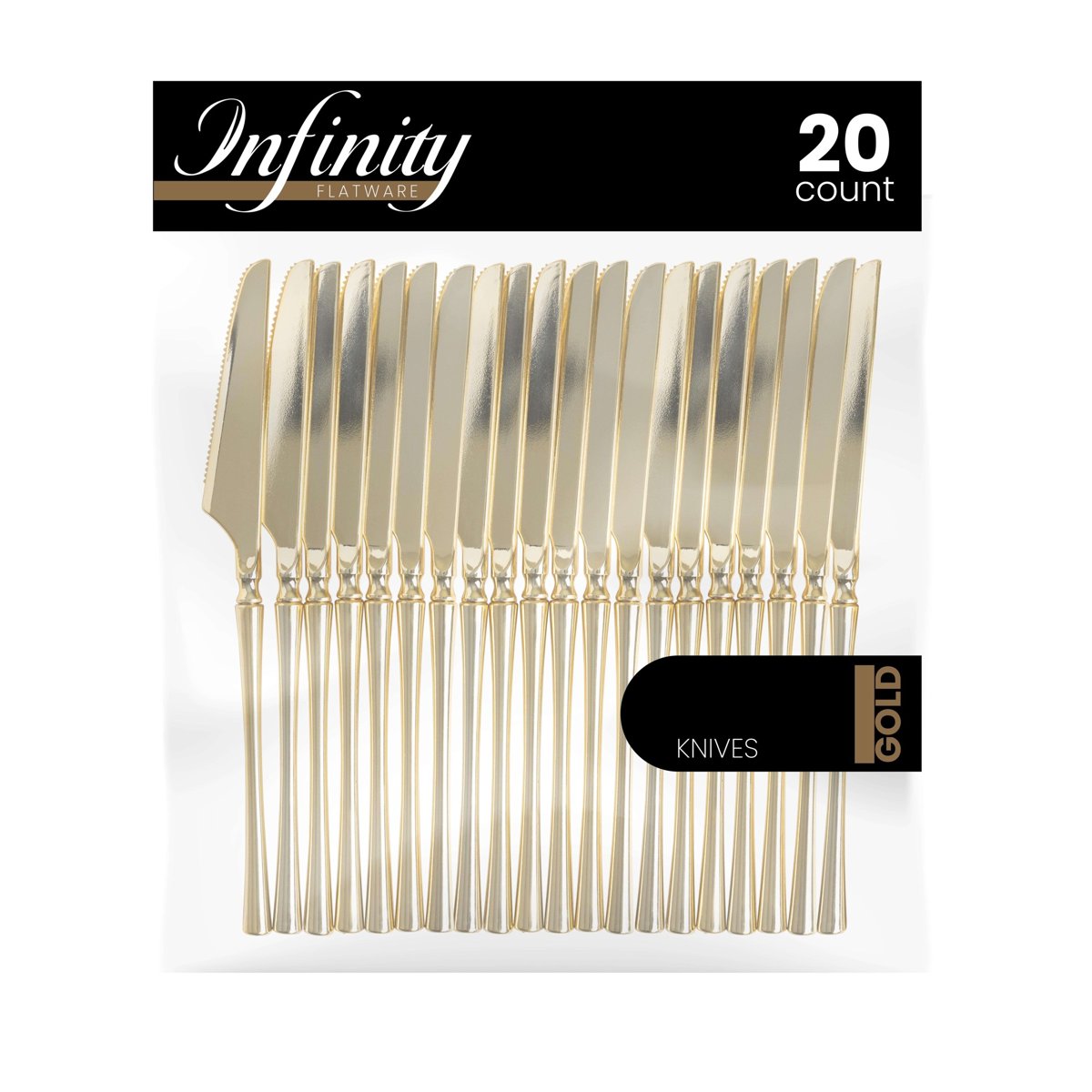 Infinity Gold Flatware - Knives (BST-3935)