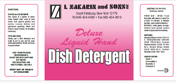 Dish Detergent...Pink Liquid......4 x 1 Gallon Containers