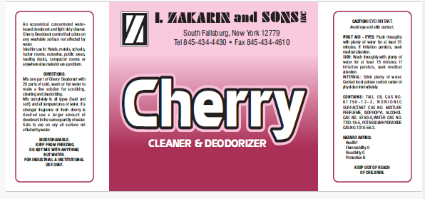 Cleaner and Deodorant 4 x 1 gallon per case