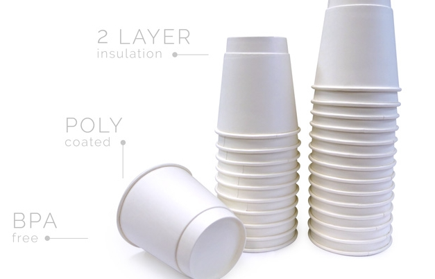 8 oz Double Walled Hot Cups available in other sizes