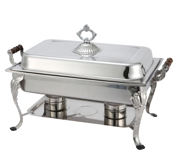 408-1 - Crown Collection 8 Quart Full-Size Chafer, Medium Weight SKU: 408-1