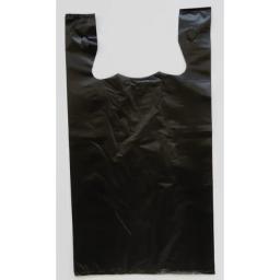 1/6 Black Plastic Bag 30 Mic