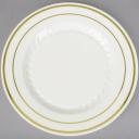 6" Plate, Bone — Case of 150 (Item 506-BO)