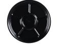 Fineline ReForm 12" 6 Compartment Plastic Catering Tray - 50/Case Black