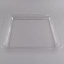 Fineline 18" x 18" Plastic Square Cater Tray SELECT COLOR- 20/Case