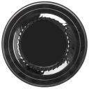 9" Plate, Black - Silver — Case of 120 (Item 509-BKS)