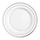 6" Plate, White — Case of 150 (Item 506-WH)