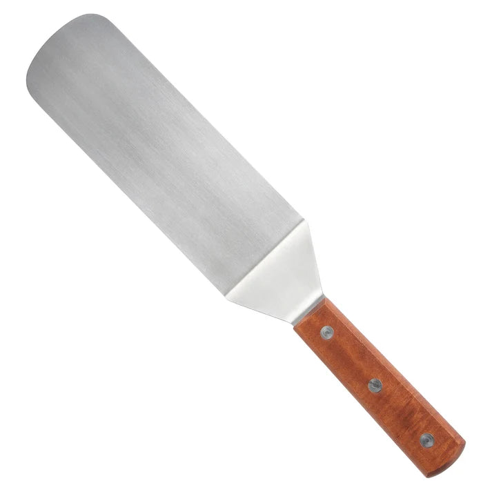 Turner Spatula Flexible with Offset Wooden Handle 8 1/4" x 2 7/8" Blade TN249 Winco